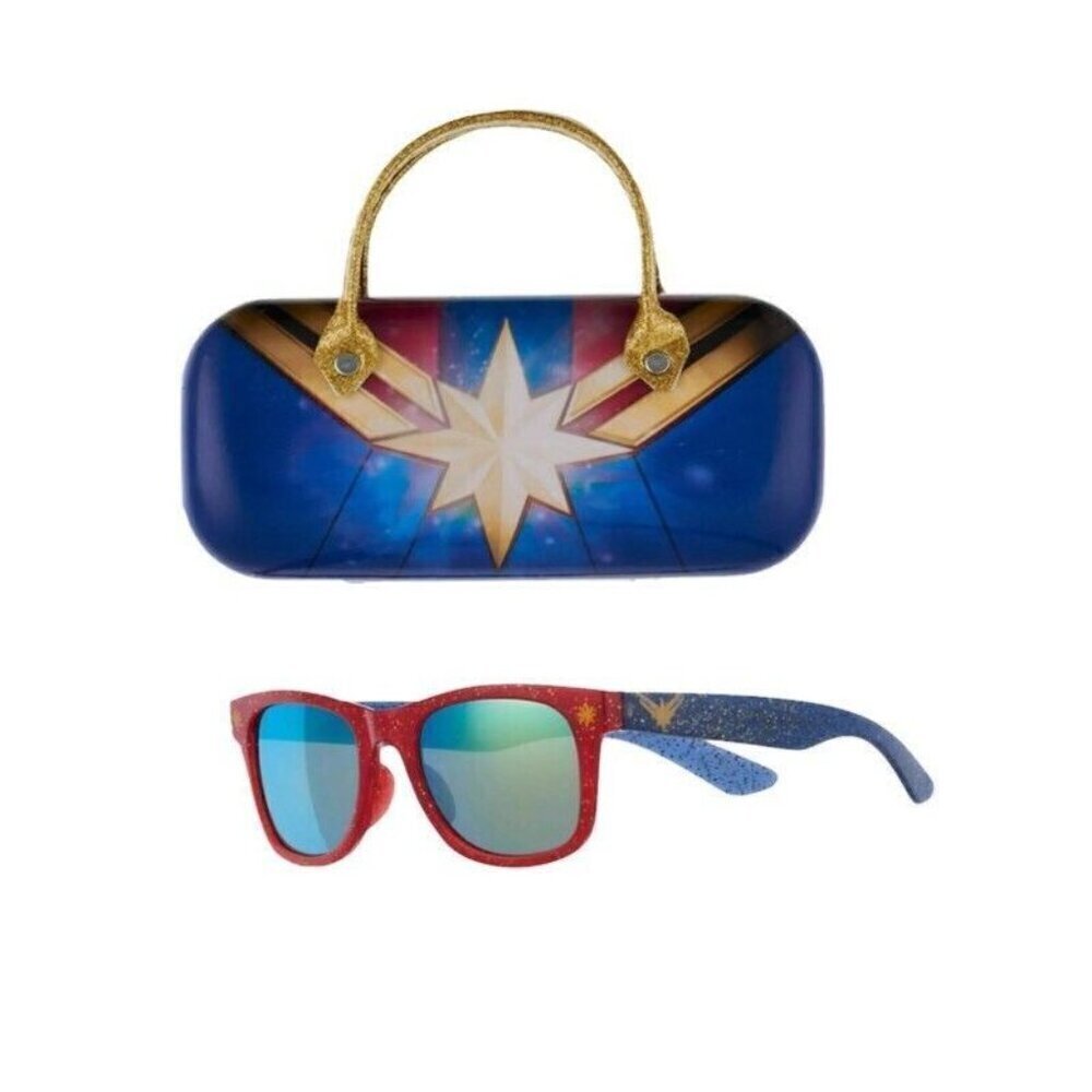 Captain Marvel Girls Sunglasses With Case Gift Set Fashion Pool Beach Summer